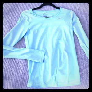 Nike Dri fit long sleeve running/gym top